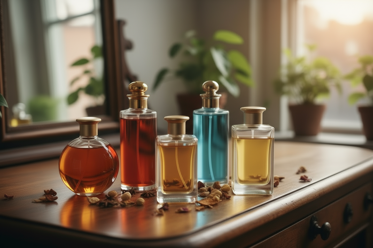 fragrance oil bottles