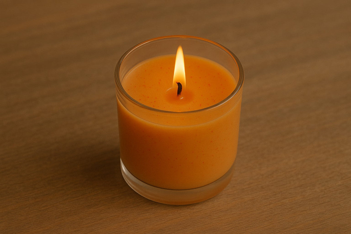 Why Do I Have Specs Of Dye In The Bottom Of My Candle?