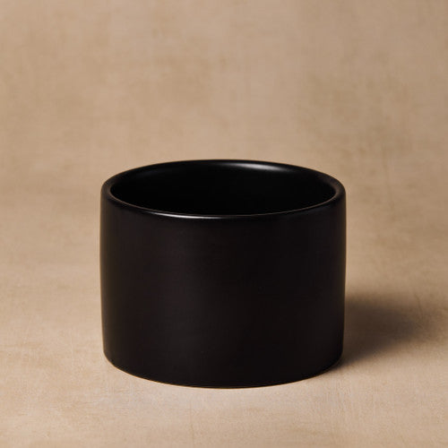 Black Ceramic Candle Jar - 16 oz - Zoom Media 2