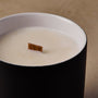 Black Ceramic Candle Jar - 12 oz - Zoom Thumbnail Media 3