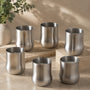 Candelabro de acero inoxidable - Plateado - Zoom Thumbnail Media 4