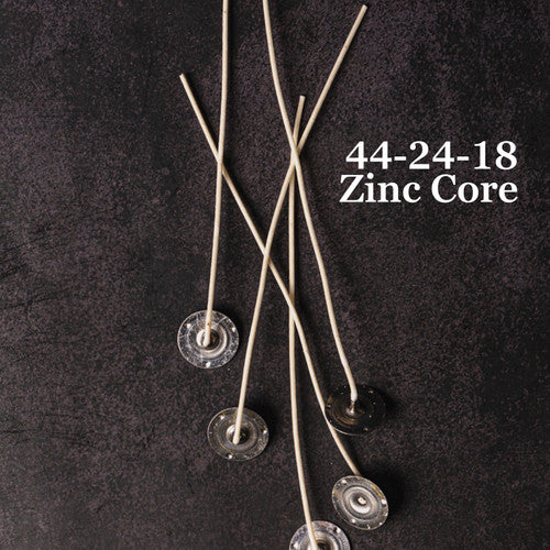 44-24-18 Zinc Core 6" Pre-Tabbed Wick - Zoom Media 1
