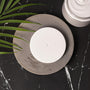 White Straight Top Plastic Lid 70/400 - F217 Liner - Zoom Thumbnail Media 1