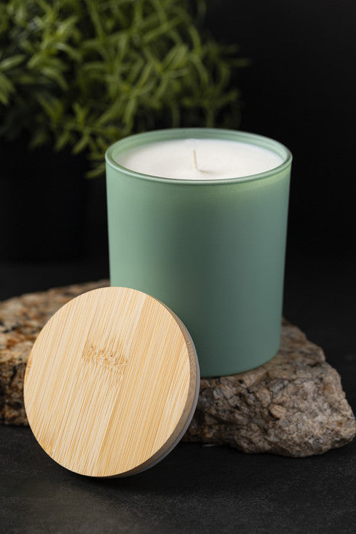 Soft Sage Straight-Sided Tumbler Jar - 10 oz - Zoom Media 2