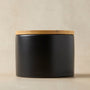 Bamboo Lid - 16 oz Ceramic Jar - Zoom Thumbnail Media 3