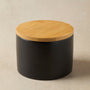 Bamboo Lid - 16 oz Ceramic Jar - Zoom Thumbnail Media 4