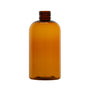 PET Boston Round Bottle - Amber - 8 oz. - Zoom Thumbnail Media 1