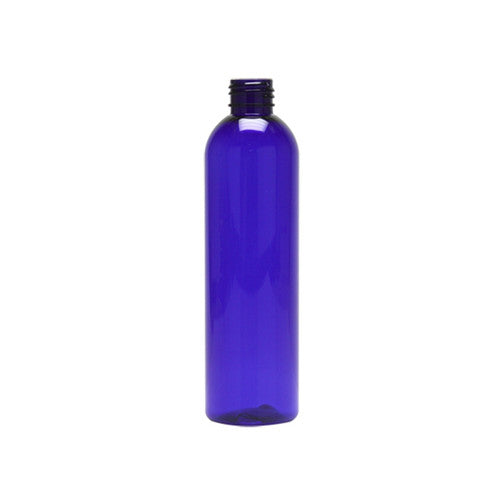 PET Bullet Bottle - Cobalt Blue - 8 oz. - Zoom Media 1