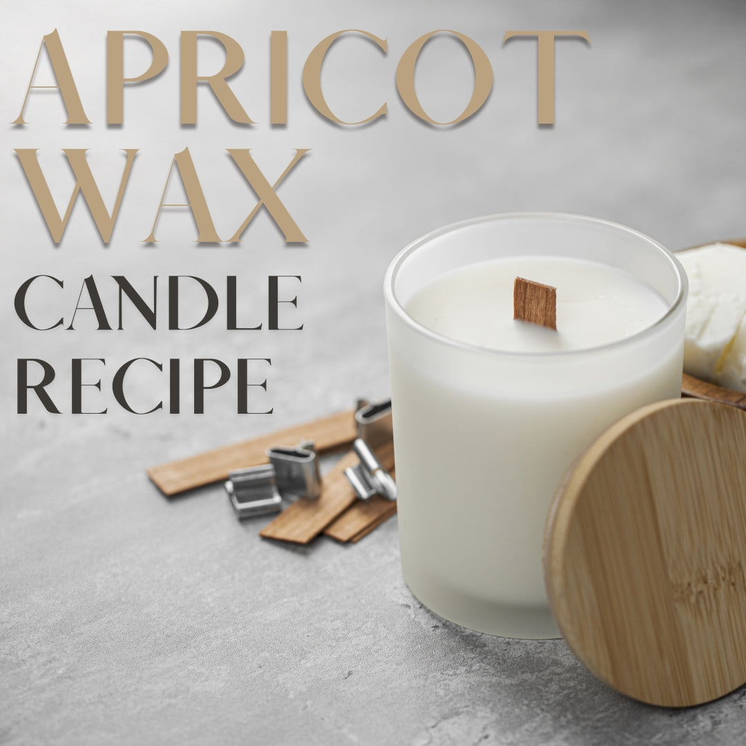 apricot candle recipe with wooden wick