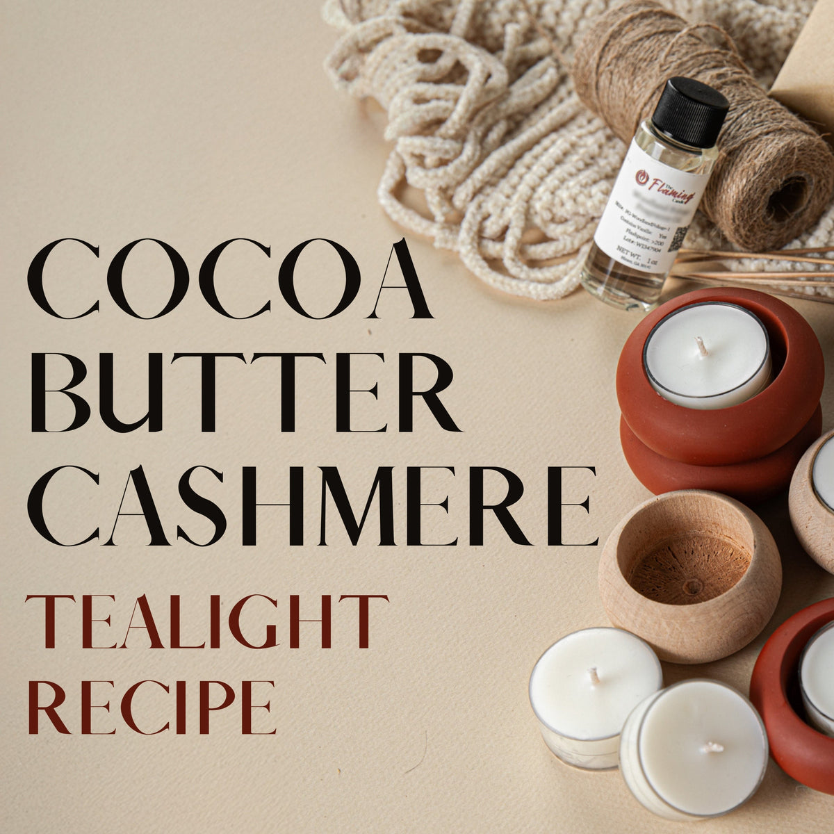 cocoa butter cashmere tealights recipe