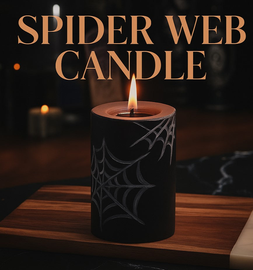 Spider Web Candle