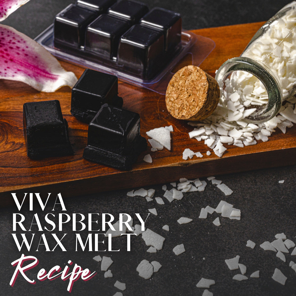 viva raspberry deeply colored wax melts