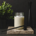 Smooth Sided Round Mason Jar - 12 oz