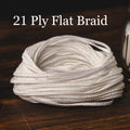 21 Ply Flat Braid Un-Tabbed Wick