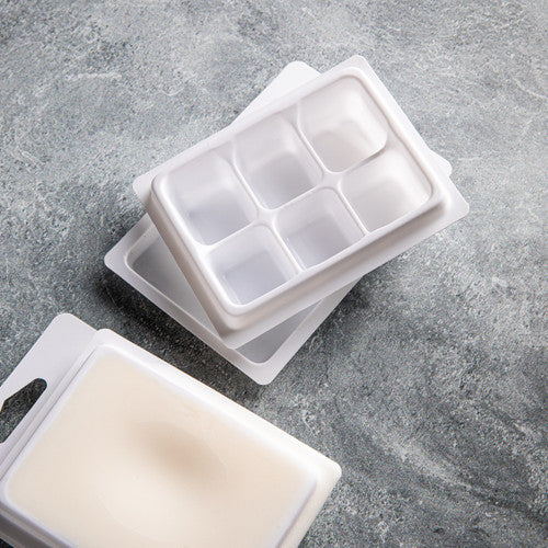 Wax Melt Clamshell Molds - White - Zoom Media 1