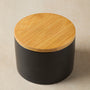 Black Ceramic Candle Jar - 16 oz - Zoom Thumbnail Media 6