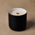 Black Ceramic Candle Jar - 12 oz