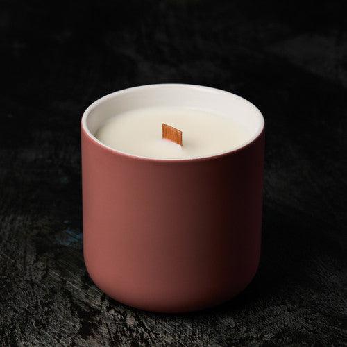 Pink Sands Ceramic Candle Jar - 12 oz - Zoom Media 1