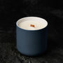 Teal Grey Ceramic Candle Jar - 12 oz - Zoom Thumbnail Media 1