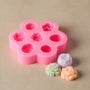 Silicone 7 Cavity Assorted Flower Mold - Zoom Thumbnail Media 1
