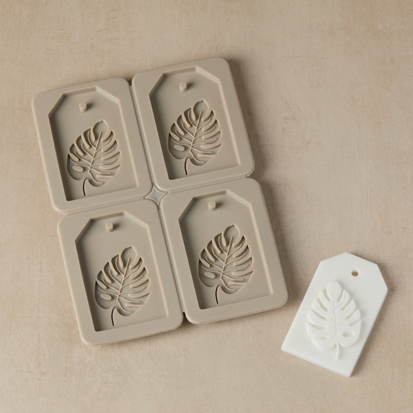 Nature Leaf Tag Silicone Mold - Zoom Media 1
