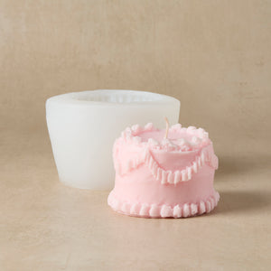 Round Celebration Cake Silicone Mold - Secondary Image