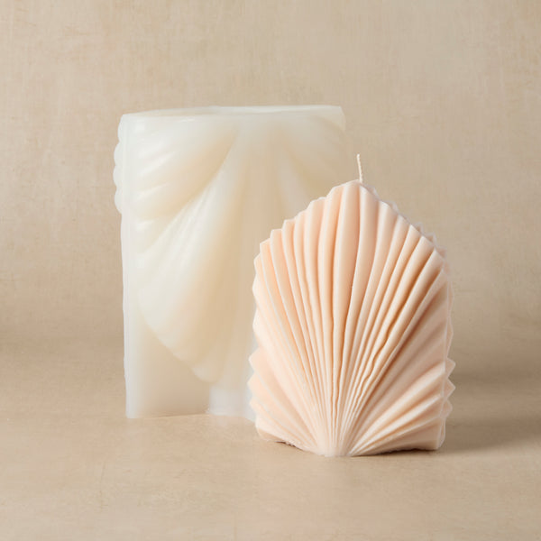 Pleated Shell Silicone Mold - Zoom Media 1