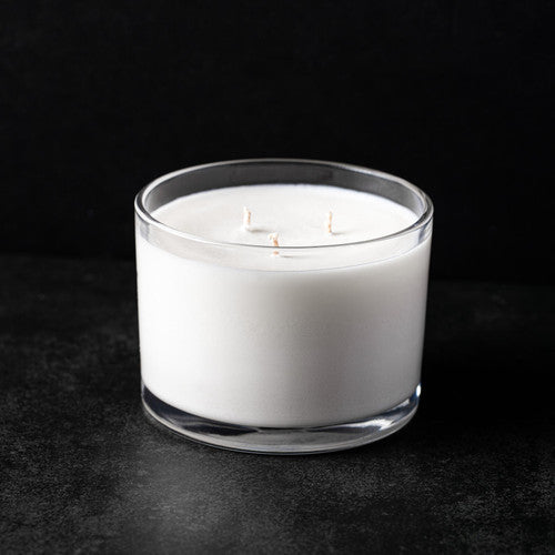 Clear 3-Wick Cylinder Candle Jar - 17 oz - Zoom Media 1