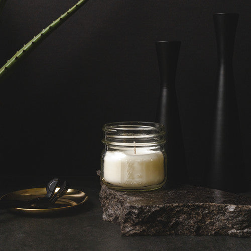 Square Mason Jar - 4 oz - Zoom Media 1