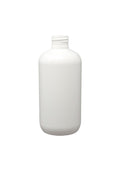 PET Boston Round Bottle - White - 8 oz.