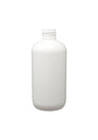 PET Boston Round Bottle - White - 8 oz. - Zoom Thumbnail Media 1