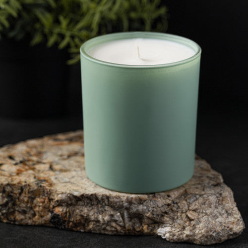 Soft Sage Straight-Sided Tumbler Jar - 10 oz - Zoom Media 1