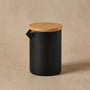 Black Massage Candle Glass Beaker - 8.4 oz - Zoom Thumbnail Media 3