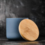 Bamboo Lid - 12 oz Ceramic Jar - Zoom Thumbnail Media 3