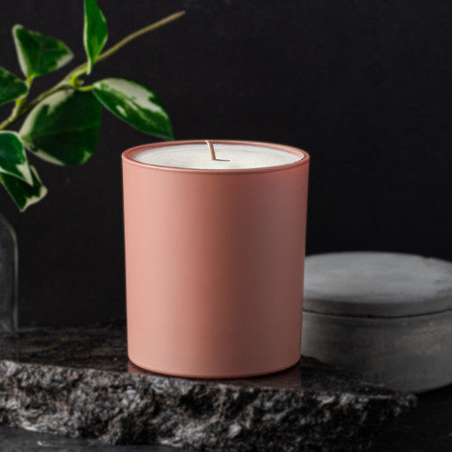Terracotta Blush Straight-Sided Tumbler Jar - 10 oz - Zoom Media 1