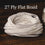 27 Ply Flat Braid Un-Tabbed Wick