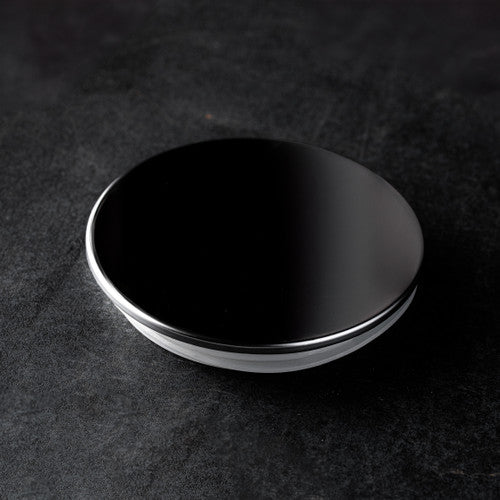 Metallic Slim Candle Jar Lid - Silver - Zoom Media 1