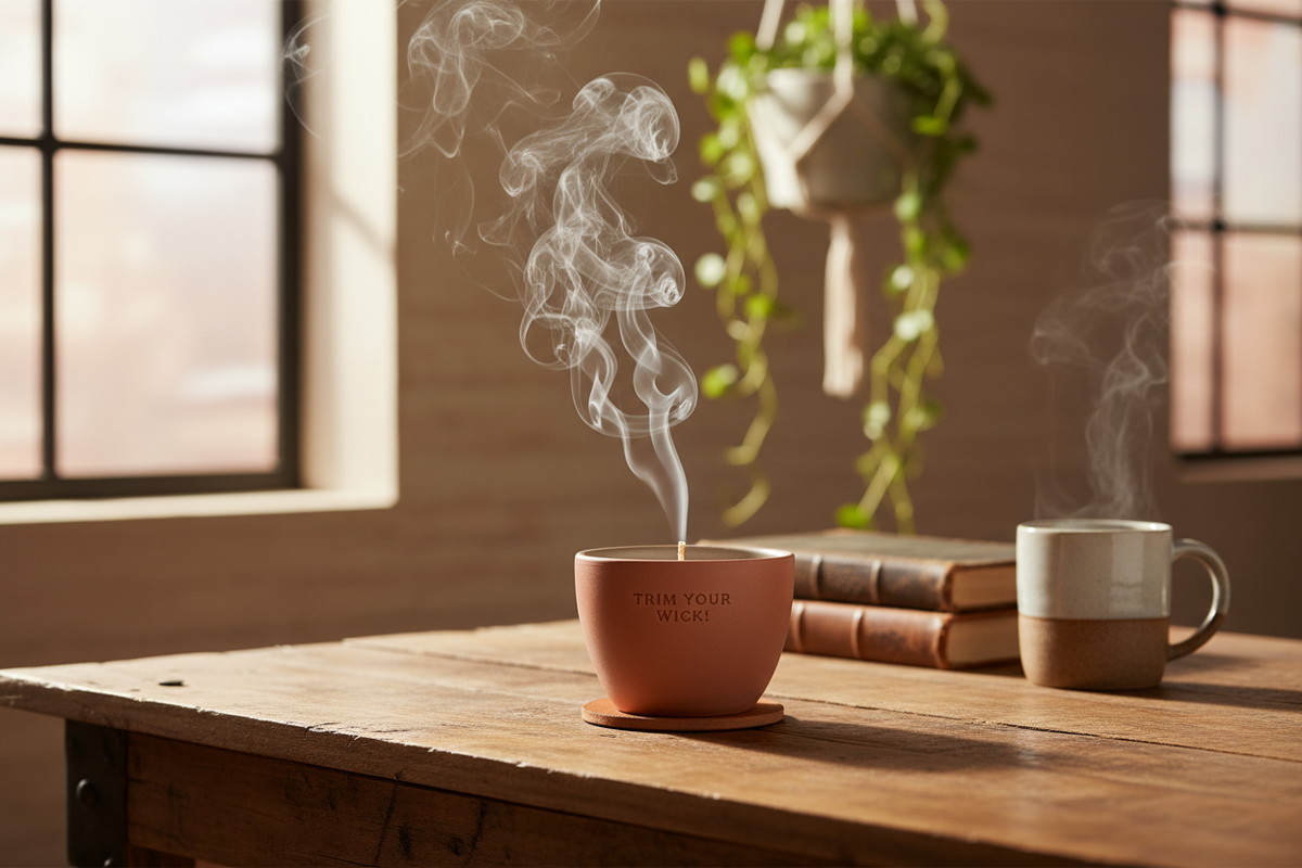 why is my candle smoking lifestyle image